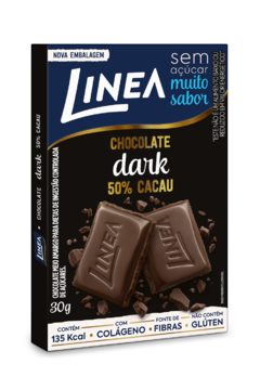 Linea Chocolate Dark 50% Sem Açúcar 30g - 15 Unidades - comprar online