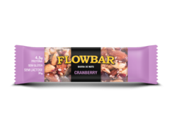 BARRA DE CASTANHAS CRANBERRY SEM GLÚTEN SEM LACTOSE FLOWBAR 30g com 12 unidades - comprar online