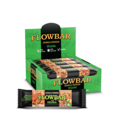 BARRA DE CASTANHAS VEGANA GRANOLA SEM GLÚTEN FLOWBAR 30g com 12 unidades - comprar online