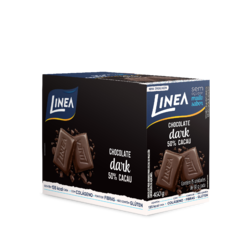 Linea Chocolate Dark 50% Sem Açúcar 30g - 15 Unidades