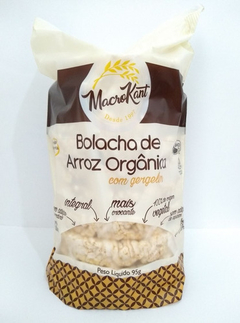 Bolacha de Arroz Orgânica Gergelim Macrokant 95g