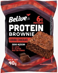 Brownie Protein Zero Açúcar Double Chocolate Belive - comprar online