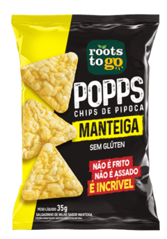 Chips de Pipoca - Popps Natural Roots To Go na internet
