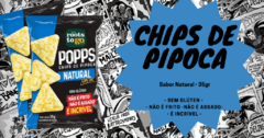 Chips de Pipoca - Popps Queijo Nacho Roots To Go - Hunger.Fit