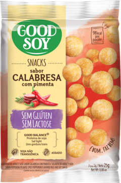 Snack de Soja Sabor Calabresa com Pimenta