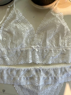 CONJUNTO ISABELLA ENCAJE BLANCO