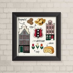 Quadro Casa Amsterdam - comprar online