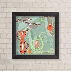 Quadro Infantil Animais - comprar online