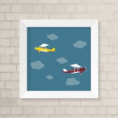 Quadro Infantil Aviões