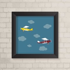 Quadro Infantil Aviões - comprar online