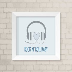 Quadro Infantil Baby Rock Menino