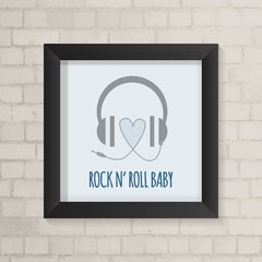 Quadro Infantil Baby Rock Menino - comprar online