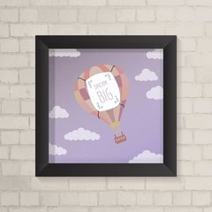 Quadro Infantil Balão Lilás - comprar online