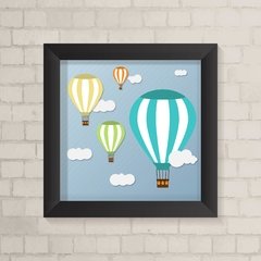 Quadro Infantil Balões - comprar online