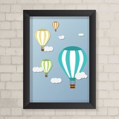 Quadro Infantil Balões - comprar online