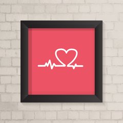 Quadro Casa Batimento Cardíaco - comprar online