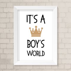 Quadro Infantil Boys World