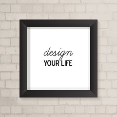 Quadro Casa Design Your Life - comprar online