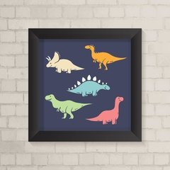 Quadro Infantil Dinossauros - comprar online