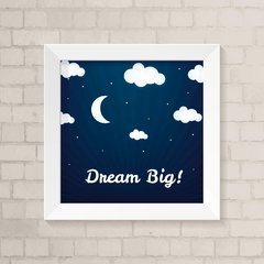 Quadro Infantil Dream Big Céu