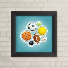 Quadro Infantil Esportes - comprar online