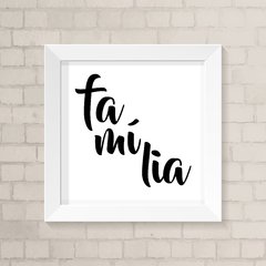 Quadro Casa Família