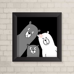 Quadro Infantil Família Urso - comprar online