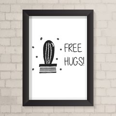Quadro Casa Free Hugs - comprar online