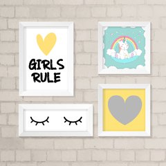Kit de Quadros Girls Rule