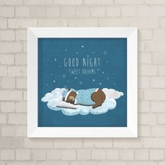 Quadro Infantil Good Night Urso