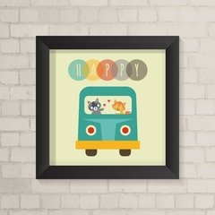 Quadro Infantil Happy - comprar online