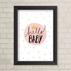 Quadro Infantil Hello Baby - comprar online