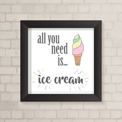 Quadro Casa Ice Cream - comprar online