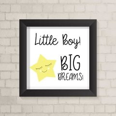 Quadro Infantil Big Dreams Menino - comprar online
