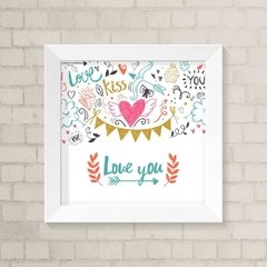 Quadro Infantil Love You