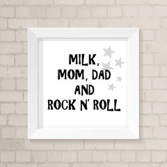 Quadro Infantil Milk and Rock