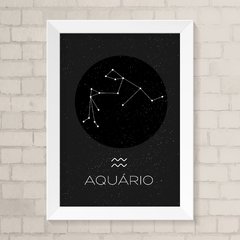 Quadro Casa Signo Aquário