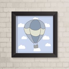 Quadro Infantil Balão Azul - comprar online