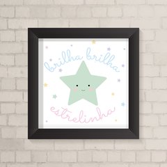 Quadro Infantil Brilha Brilha Candy Colors - comprar online