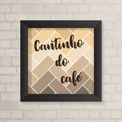 Quadro Casa Cantinho do Café Neutro - comprar online