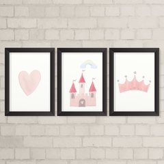 Kit de Quadros Castelo de Princesa - comprar online