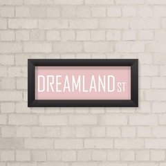 Quadro Infantil Dreamland Rosa - comprar online