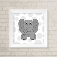 Quadro Infantil Elefante