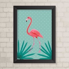 Quadro Casa Flamingo - comprar online