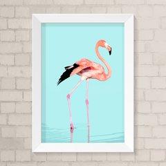 Quadro Casa Flamingo