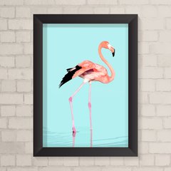 Quadro Casa Flamingo - comprar online