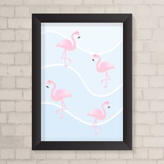 Quadro Infantil Flamingos - comprar online