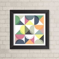 Quadro Casa Geométrico Moderno - comprar online