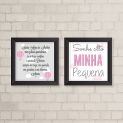 Kit de Quadros Sonhe Alto Menina - comprar online