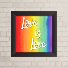 Quadro Casa Love is Love - comprar online